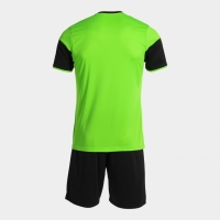 Kit echipament fotbal Danubio III, Verde Fluo/Negru, JOMA-23694