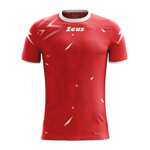 Tricou fotbal Marmo Rosu/Alb, ZEUS-0