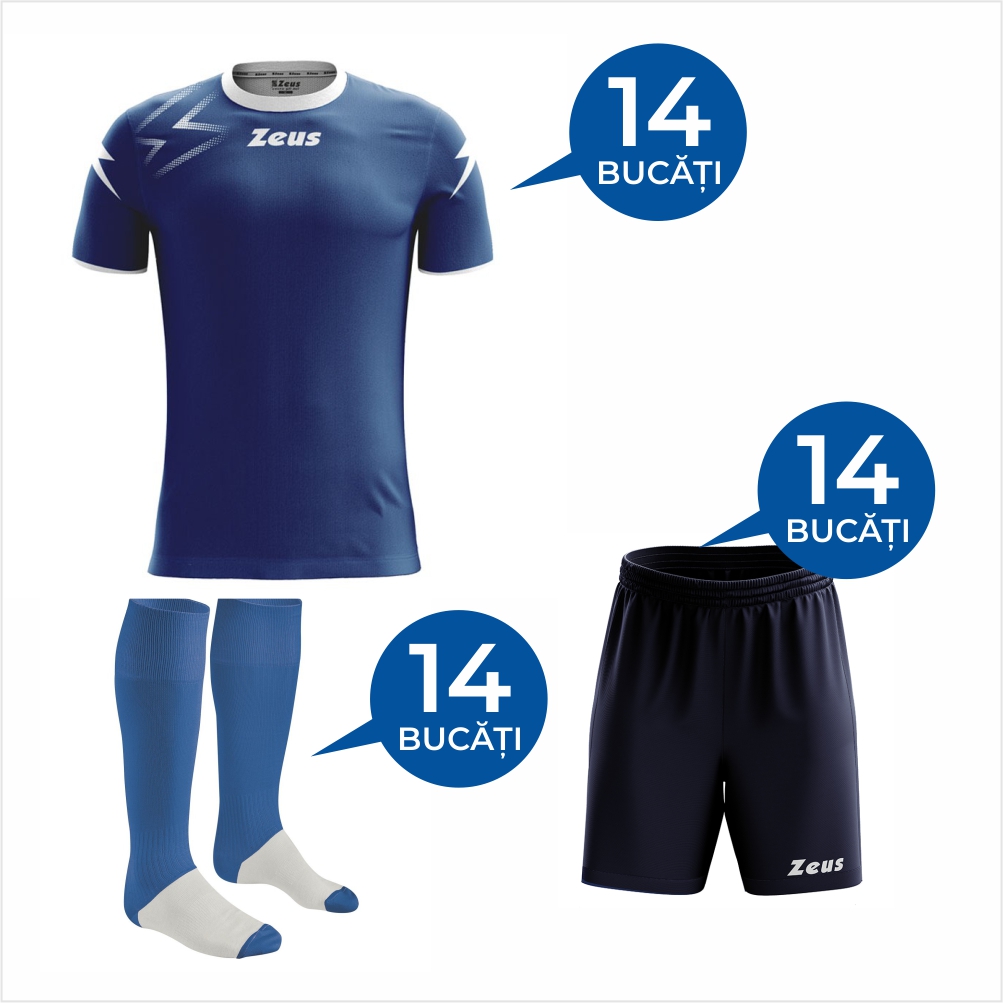 Set echipament fotbal Kit Mida ZEUS + Jambiere (14 buc.) CONCEPT 5-0 Set echipament fotbal Kit Mida ZEUS + Jambiere (14 buc.) CONCEPT 5-0