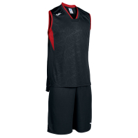 Echipament baschet Kit Campus JOMA, negru/rosu XS - EOL-0