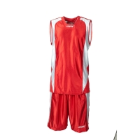 Echipament baschet Kit Nairobi MAX, rosu/alb - EOL-0