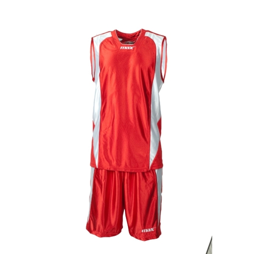 Echipament baschet Kit Nairobi MAX, rosu/alb XL - EOL-0