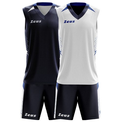 Echipament baschet Kit Jam ZEUS, blu/alb 2XL - EOL-0