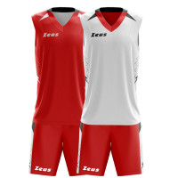 Echipament baschet Kit Jam ZEUS, rosu/alb 2XL - EOL-0