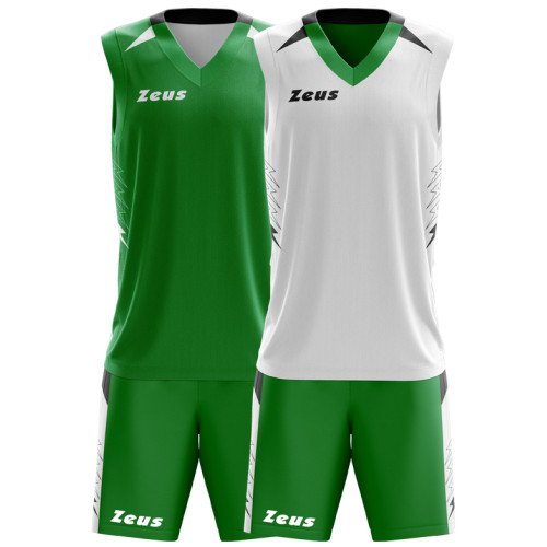 Echipament baschet Kit Jam ZEUS, verde/alb XL - EOL-0