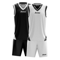Echipament baschet Kit Doblo ZEUS, negru/alb XS - EOL-0