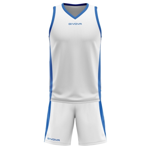 Echipament baschet Kit Power GIVOVA, alb/blu M - EOL-0