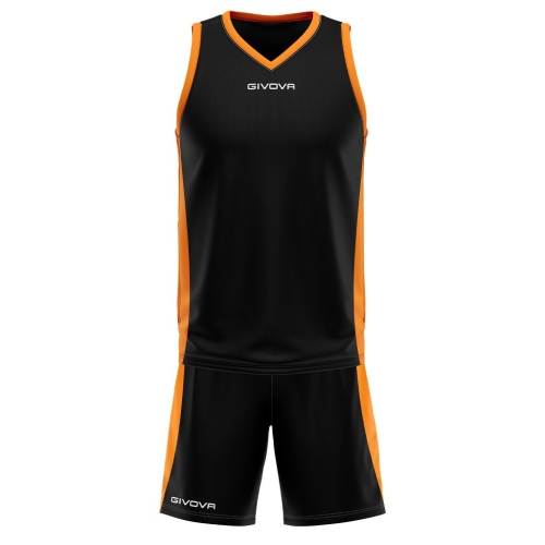 Echipament baschet Kit Power GIVOVA, negru/orange L - EOL-0