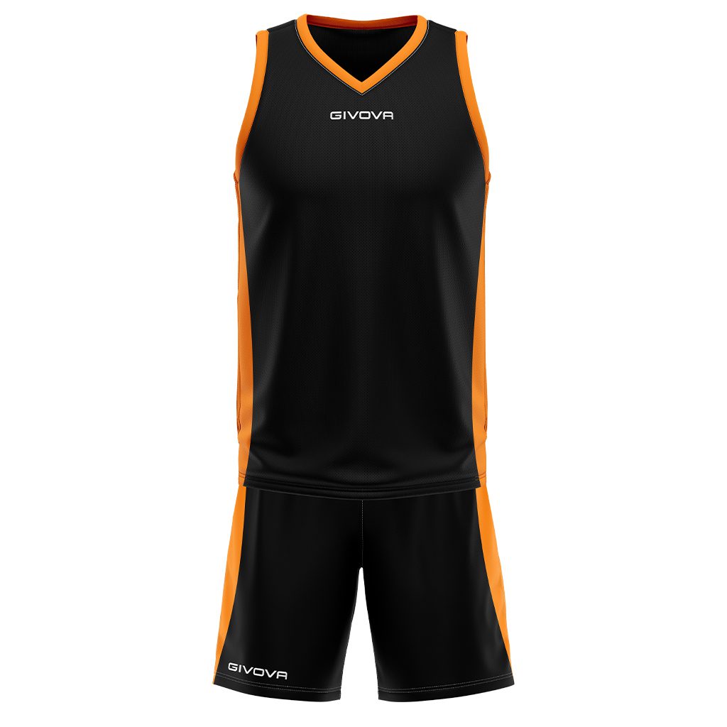 Echipament baschet Kit Power GIVOVA, negru/orange L - EOL-0 Echipament baschet Kit Power GIVOVA, negru/orange L - EOL-0