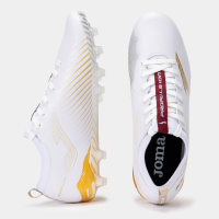 Ghete fotbal PROPULSION CUP 24, JOMA, Alb/Auriu, marime 41 - EOL-24668