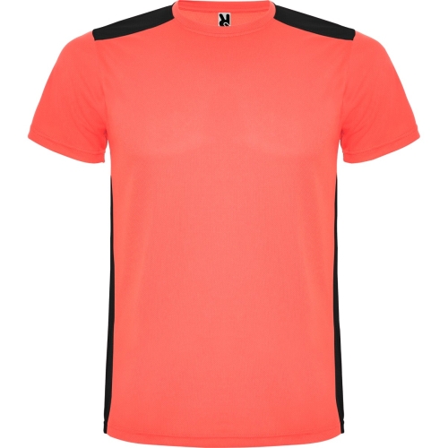Coral Fluo/Negru