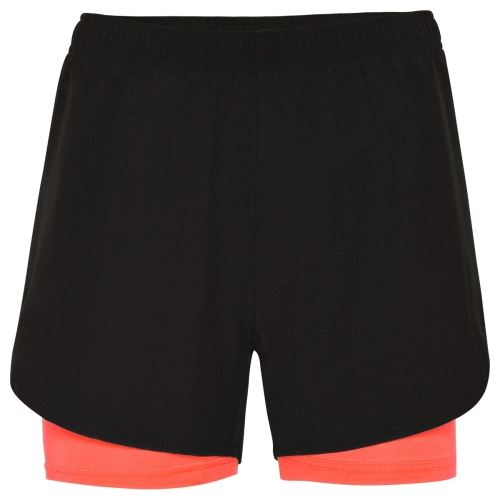 Negru/Coral Fluo