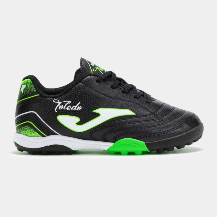 Ghete fotbal teren sintetic si iarba, Toledo JR 2501 Negro Turf, JOMA-0