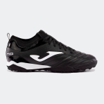 Ghete fotbal teren sintetic si iarba, Numero-10 2401 Negro Blanco Turf, JOMA-0