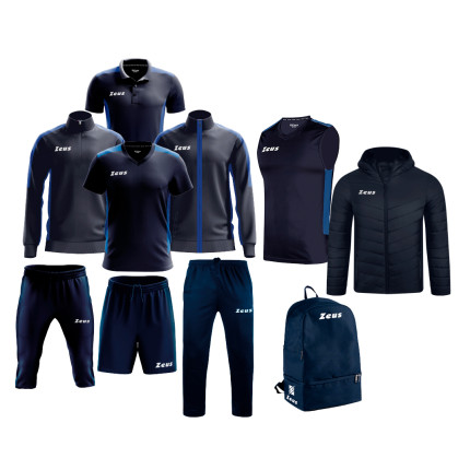 Echipament complet fotbal Box Start Bleumarin/Royal, ZEUS-0