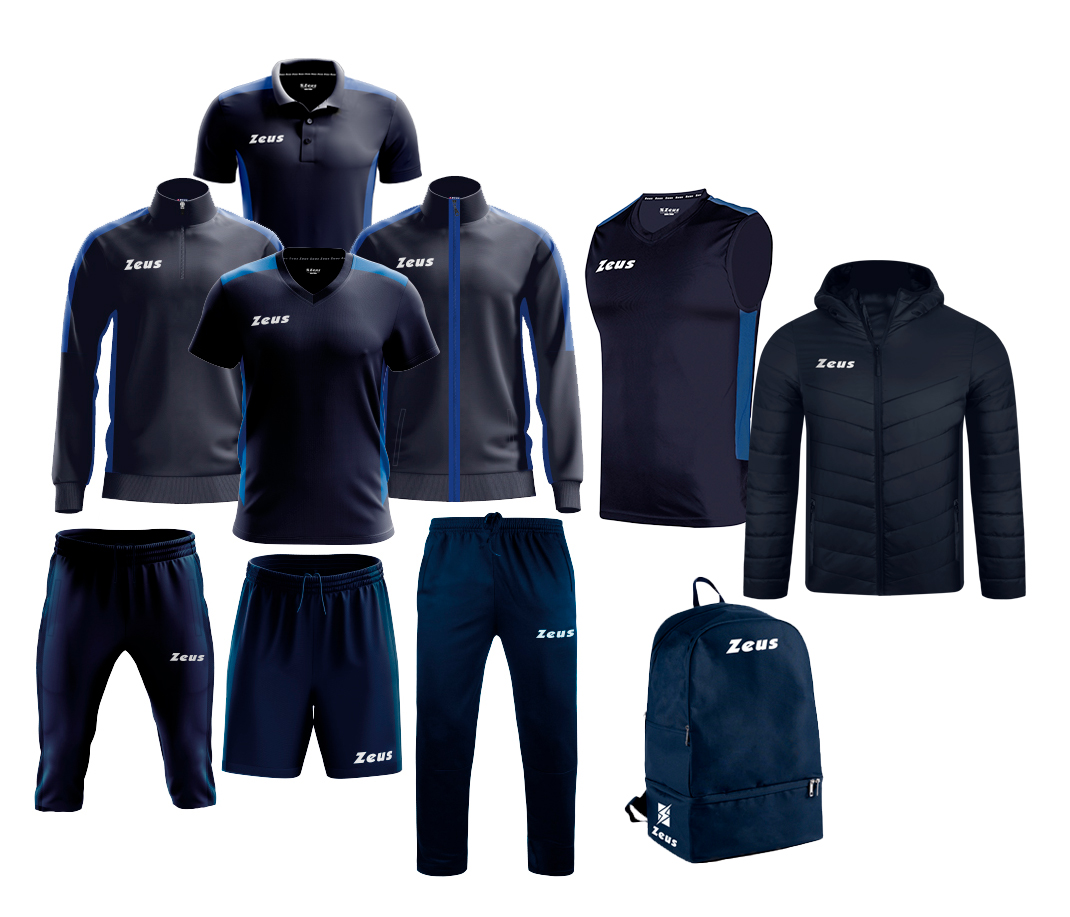 Echipament complet fotbal Box Start Bleumarin/Royal, ZEUS-0 Echipament complet fotbal Box Start Bleumarin/Royal, ZEUS-0
