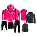 Echipament complet fotbal Box Start Roz Fluo/Negru, ZEUS-0