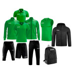 Echipament complet fotbal Box Start Line Verde/Negru, ZEUS-0