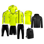 Echipament complet fotbal Box Start Line Galben Fluo/Negru, ZEUS-0