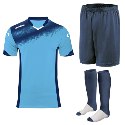 Echipament fotbal Kit Sparta + Jambiere, SPORTIKA-0
