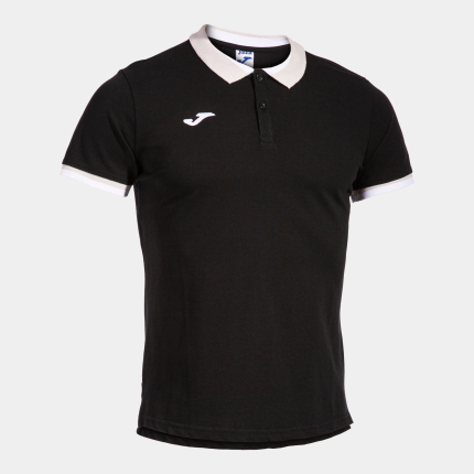 Tricou polo CONFORT II MÂNECĂ SCURTĂ POLO NEGRU, JOMA-0