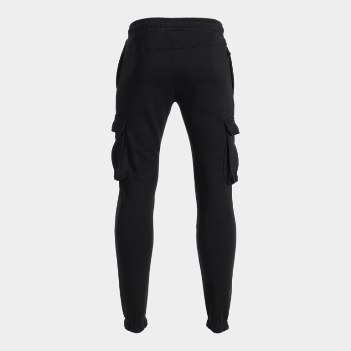 Pantaloni cargo bărbătești UNIVERSITY LONG PANTS NEGRI, JOMA-0