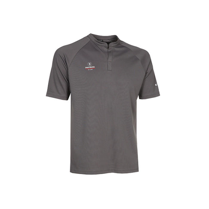 Tricou de fotbal cu mânecă scurtă, gri, mărimea L, PATRICK, EOL-0