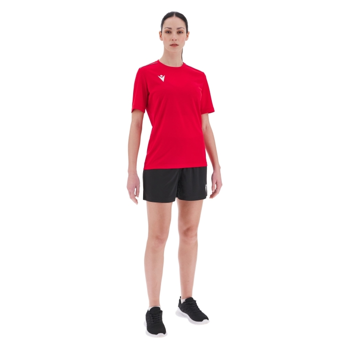 Echipament fotbal dama tricou Ariel + sort Acrux Hero, MACRON-0