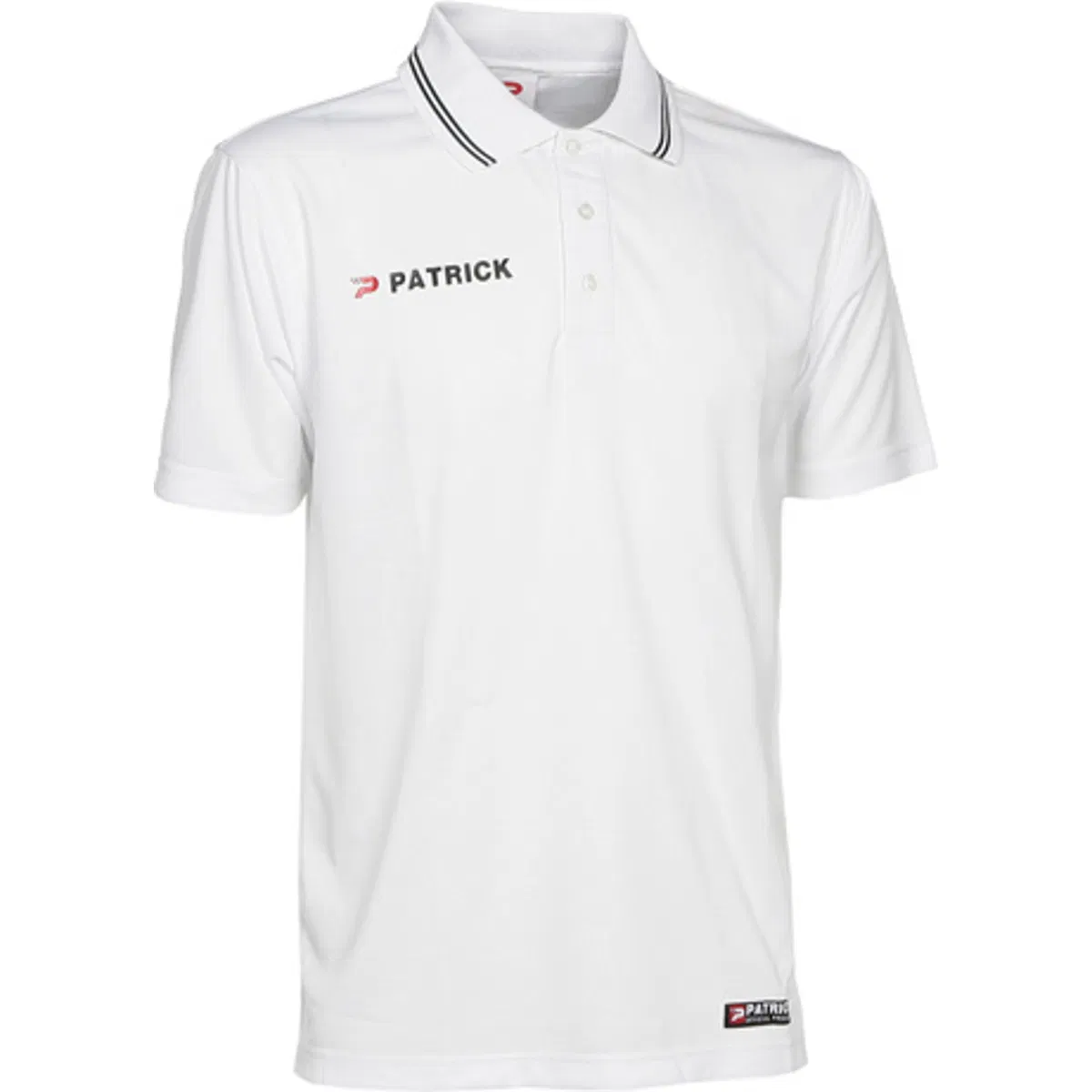 Tricou polo cu mânecă scurtă, alb, mărimea M, PATRICK, EOL-0 Tricou polo cu mânecă scurtă, alb, mărimea M, PATRICK, EOL-0