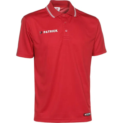 Tricou polo cu mânecă scurtă, roșu, mărimea S, PATRICK, EOL-0