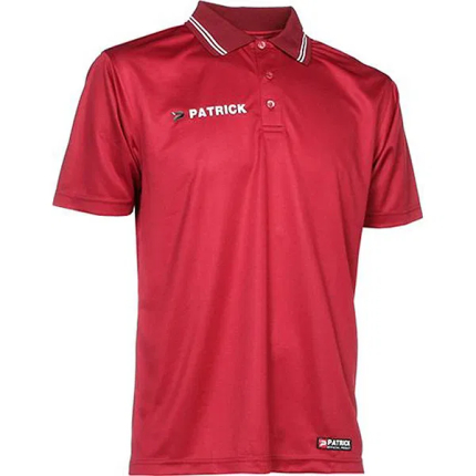 Tricou polo cu mânecă scurtă, vișiniu, mărimea S, PATRICK, EOL-0