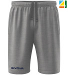 Pantaloni scurți Grigio Melange Chiaro, GIVOVA-0