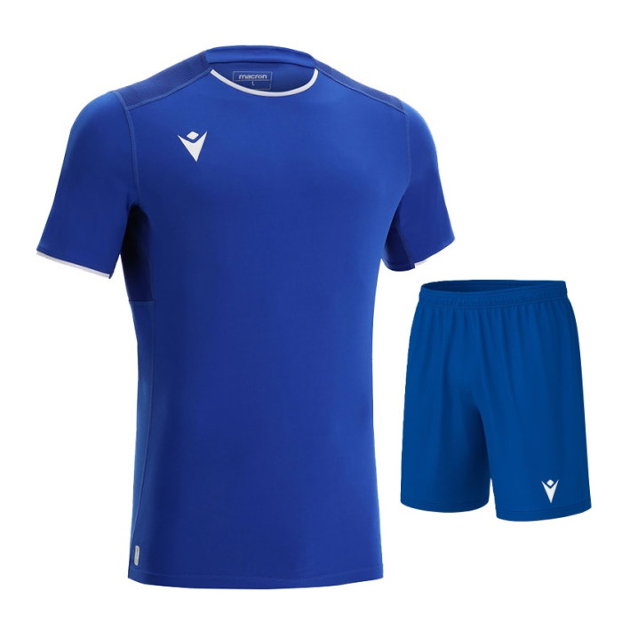 Echipament fotbal tricou fotbal Rhodium + sort Mesa Hero, MACRON-0