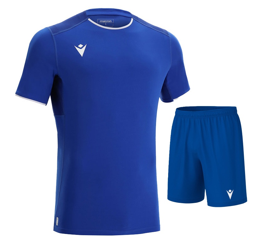 Echipament fotbal tricou fotbal Rhodium + sort Mesa Hero, MACRON-0 Echipament fotbal tricou fotbal Rhodium + sort Mesa Hero, MACRON-0