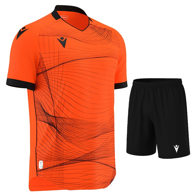 Echipament fotbal tricou fotbal Wyvern Eco + sort Mesa Hero, MACRON-0 Echipament fotbal tricou fotbal Wyvern Eco + sort Mesa Hero, MACRON-0