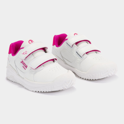 Pantofi sport GINKANA JR 2442 ALB FUCSIA, 26, JOMA-0