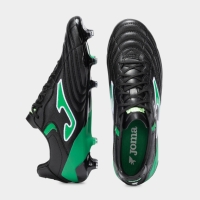 Ghete fotbal Aguila cup 2501 negru verde firm ground, JOMA - imagine 3