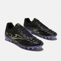 Ghete fotbal Toledo cup 2601 negru iarba artificiala, JOMA - imagine 4