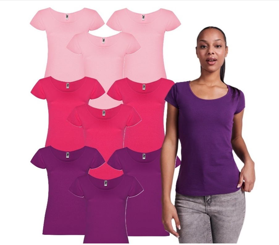 guadalupe Tricou de bumbac Guadalupe, set de 3 buc, ROLY - imagine 1