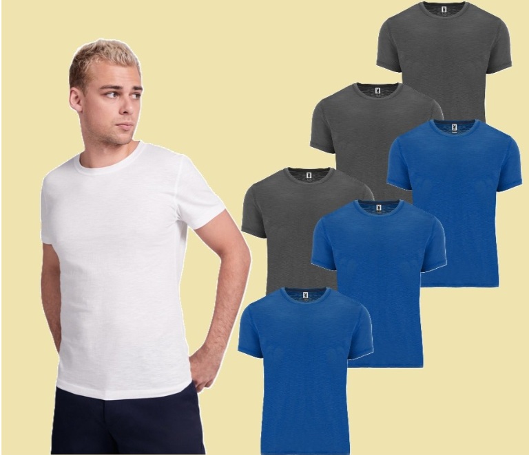 terier Tricou de bumbac Bull, set 3 buc, ROLY - imagine 1