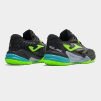 Incaltaminte Tenis Roland men 2601 negru galben fluorescent, JOMA - imagine 2