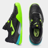 Incaltaminte Tenis Roland men 2601 negru galben fluorescent, JOMA - imagine 3