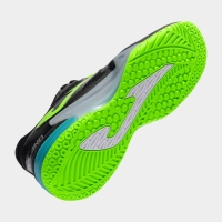 Incaltaminte Tenis Roland men 2601 negru galben fluorescent, JOMA - imagine 4