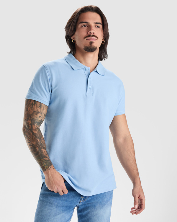 6638_10_1_1 Tricou de bumbac polo Star, ROLY - imagine 1