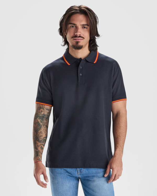 6640_55_1_1 Tricou de bumbac polo Nation, ROLY - imagine 1