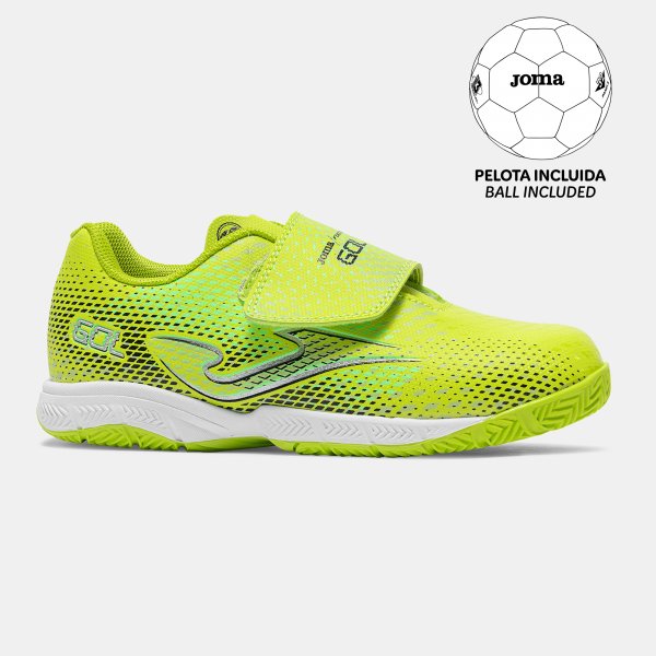 20260514115651.GOJS2611INVO_large Incaltaminte Gol JR 2611 verde fluorescent indoor, JOMA - imagine 1